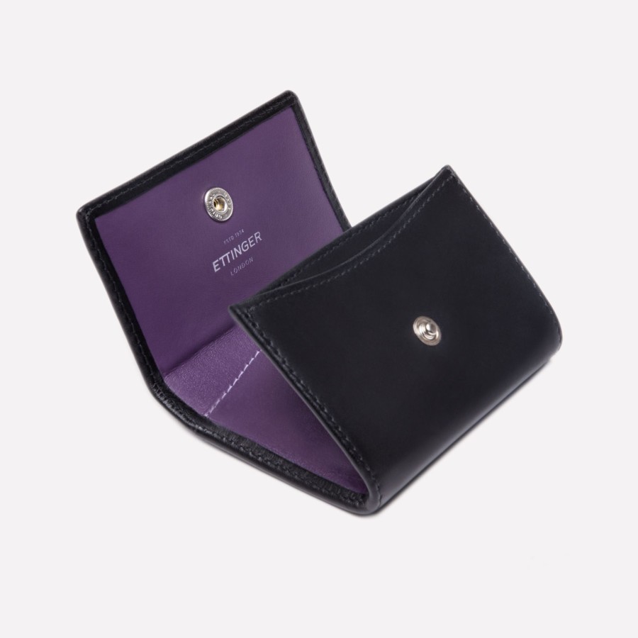 Women Ettinger Coin Purses | Sterling Coin Purse With Card Pocket