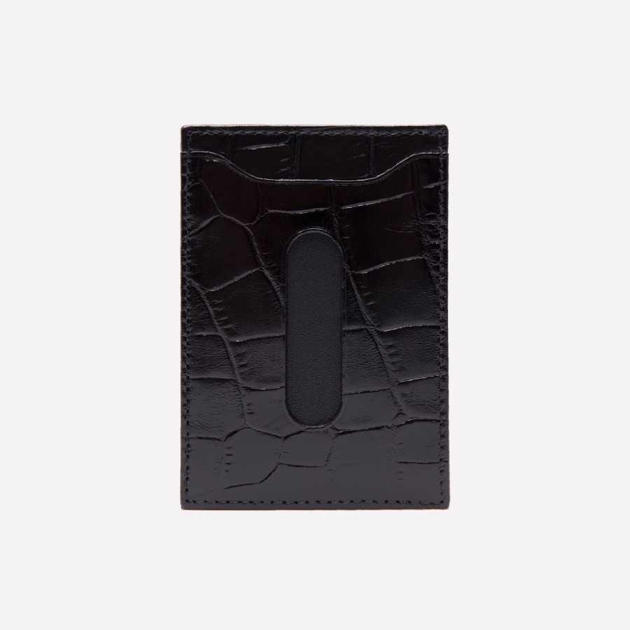 Women Ettinger Card Cases | Croco Travel Pass Holder