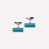 Men Ettinger Personal | Sterling Bar Cufflinks