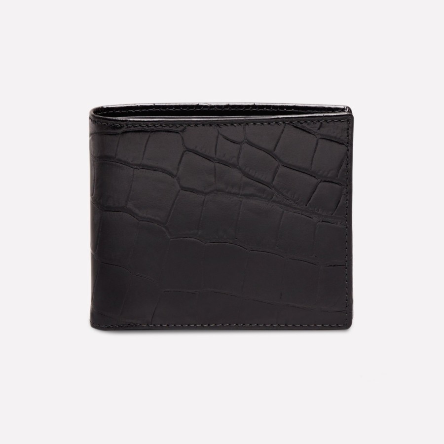 Men Ettinger Billfold Wallets | Croco Billfold Wallet With 6 C/C