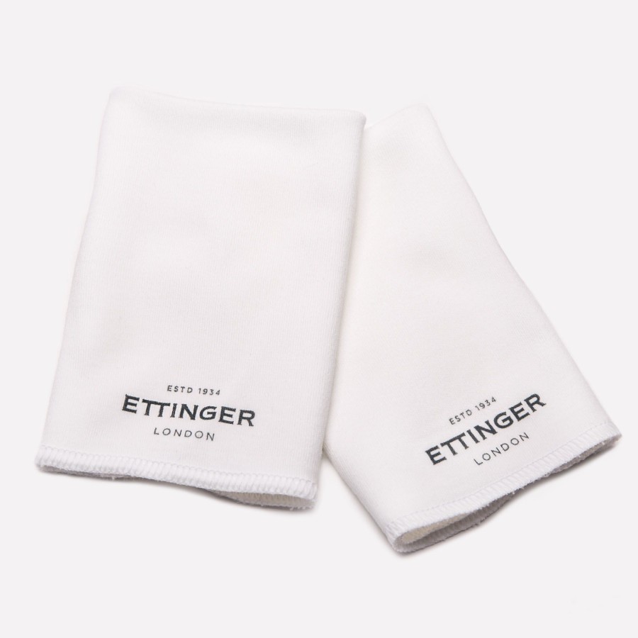 Men Ettinger Leather Care & Refills | Cotton Polishing Cloth White