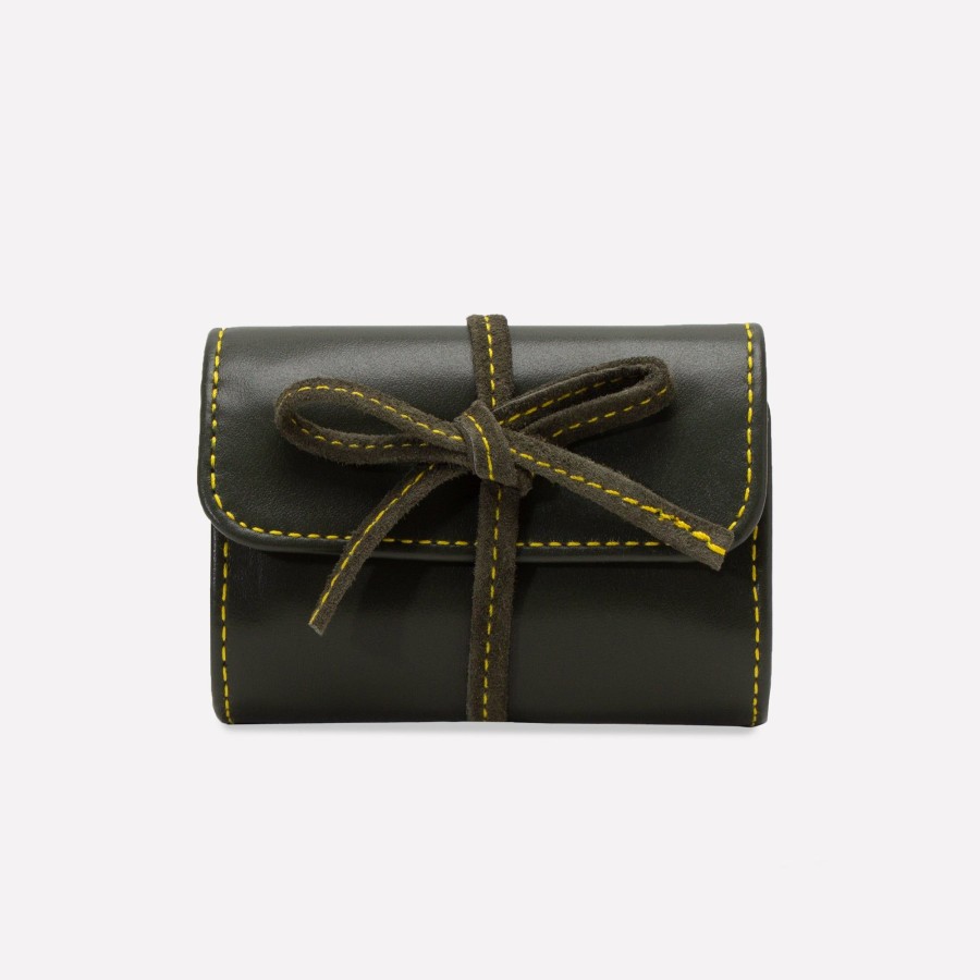 Women Ettinger Travel | Hudson Country Life X Ettinger Mini Jewellery Roll Olive/Yellow