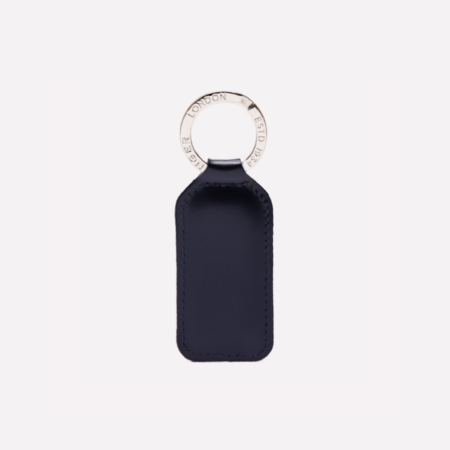 Men Ettinger Key Accessories | Bridle Hide Rectangular Key Ring