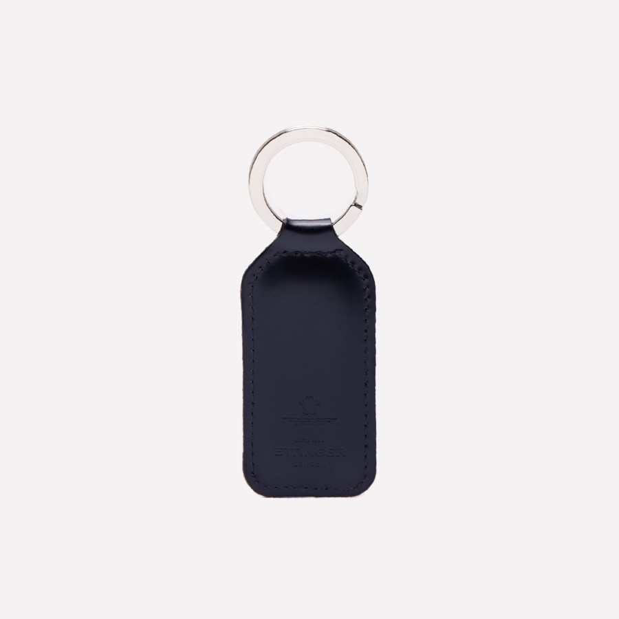 Men Ettinger Key Accessories | Bridle Hide Rectangular Key Ring