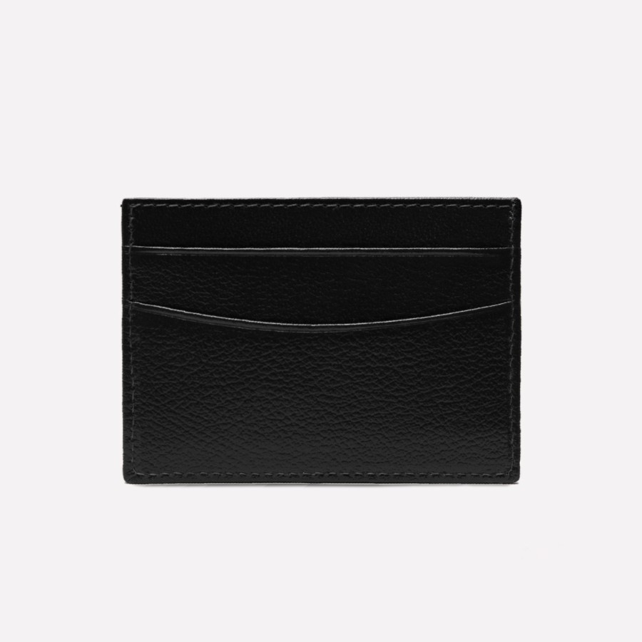 Men Ettinger Card Cases | Capra Flat Credit Card Case