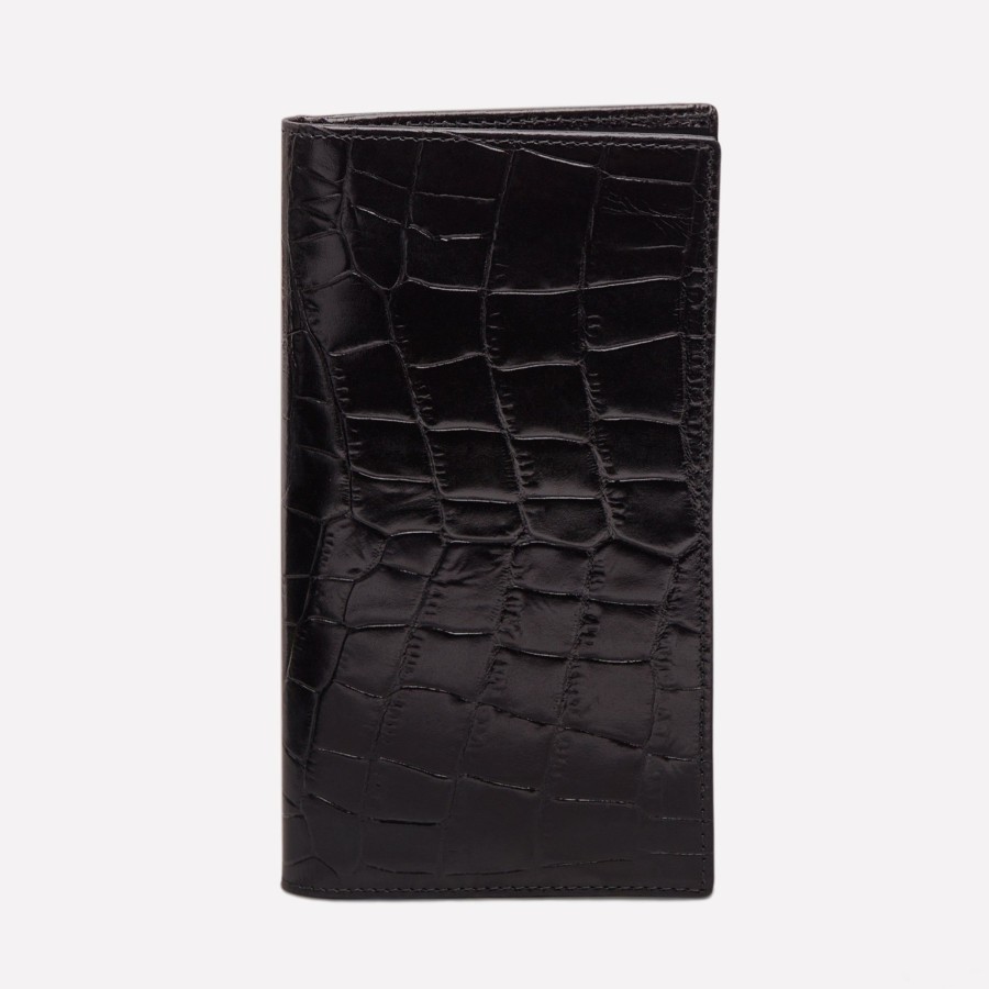 Men Ettinger Coat Wallet | Croco Coat Wallet With 8 C/C