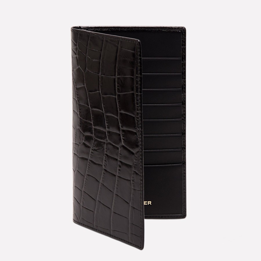 Men Ettinger Coat Wallet | Croco Coat Wallet With 8 C/C