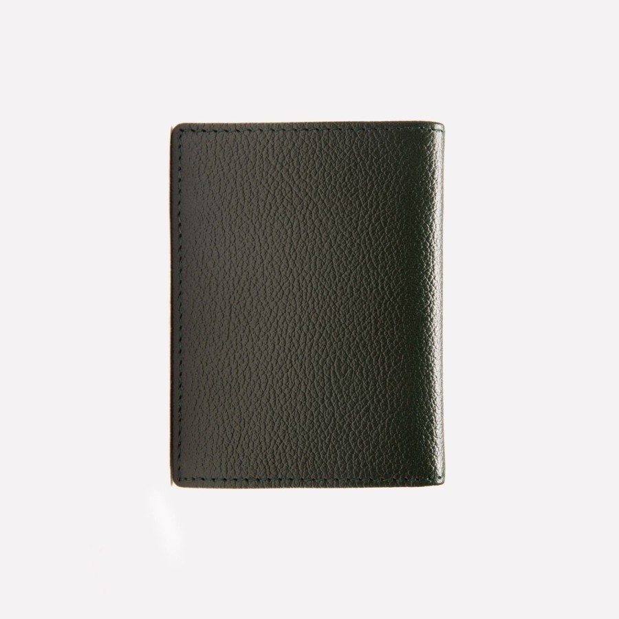 Men Ettinger Billfold Wallets | Capra Three-Fold Mini Wallet With Zip