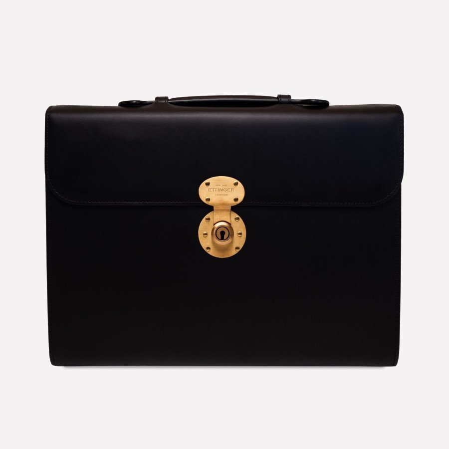 Men Ettinger Briefcases | Heritage Burlington Briefcase