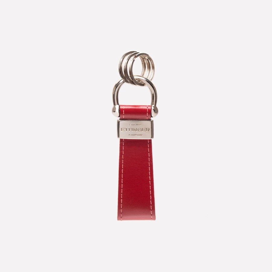 Men Ettinger Key Accessories | Sterling Stirrup Keyring