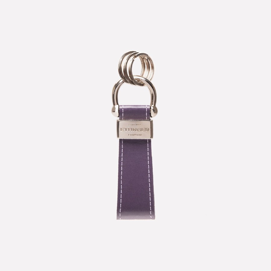 Men Ettinger Key Accessories | Sterling Stirrup Keyring