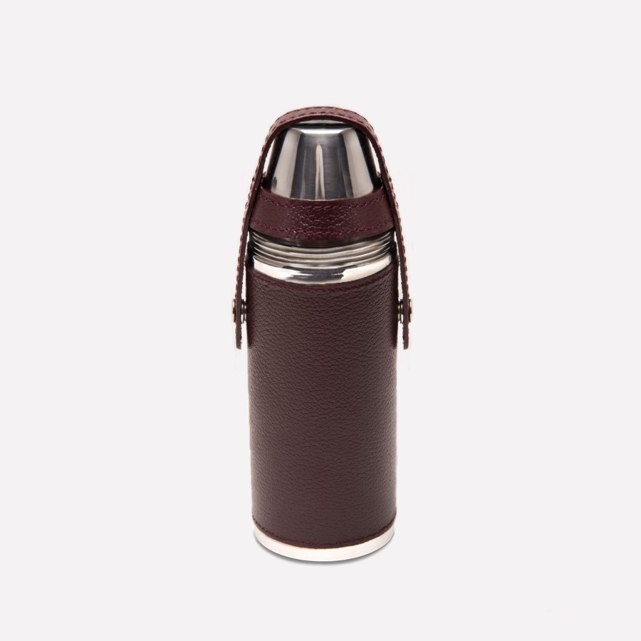 Men Ettinger Travel | Capra 8Oz Hunter Flask With 4 Cups