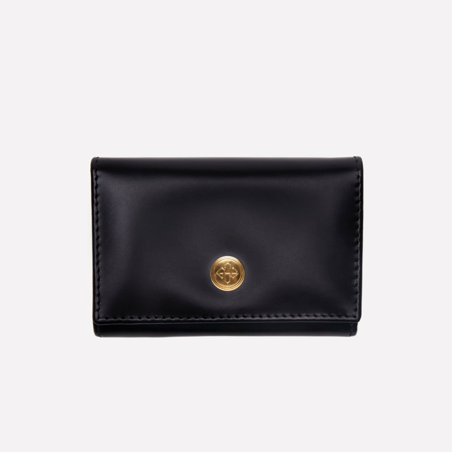 Women Ettinger Coin Purses | Bridle Hide Coin Purse With Card Pocket