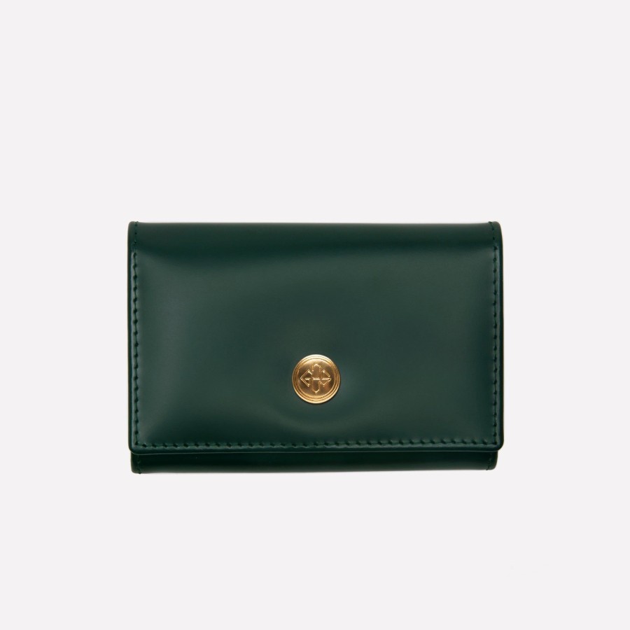 Women Ettinger Coin Purses | Bridle Hide Coin Purse With Card Pocket