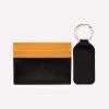 Men Ettinger Key Accessories | Bridle Hide Flat Credit Card Case & Rectangular Key Fob