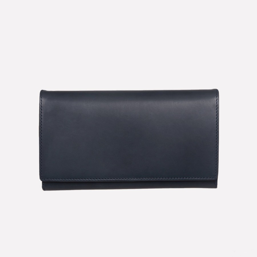 Women Ettinger Flap-Over Purses | Saint Crispin Large Flap-Over Purse