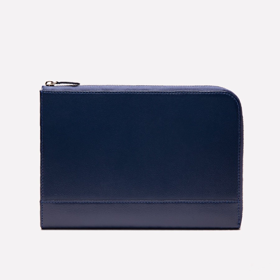 Men Ettinger Portfolios | Capra Medium Zip Pouch