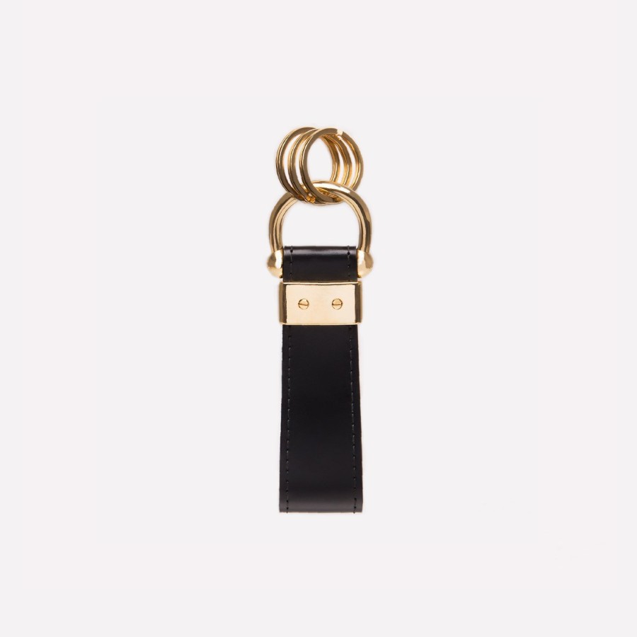 Men Ettinger Key Accessories | Bridle Hide Stirrup Keyring