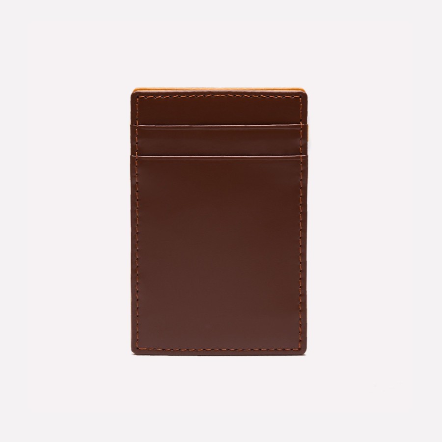 Men Ettinger Card Cases | Bridle Hide Magic Wallet