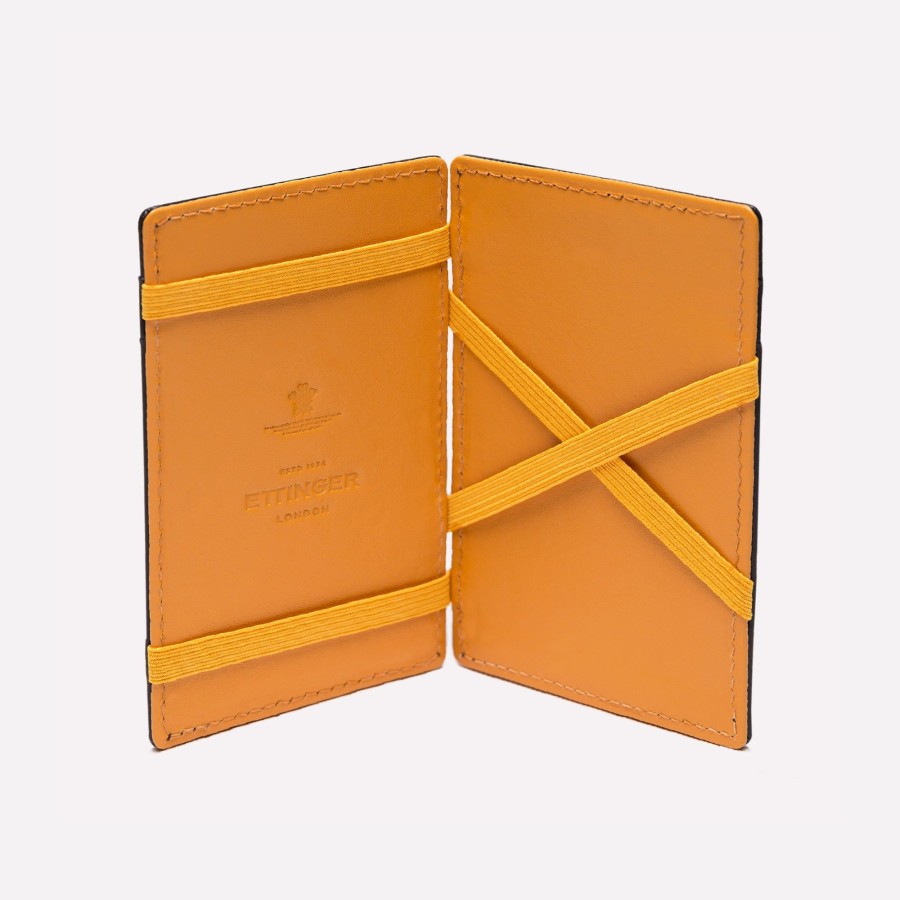 Men Ettinger Card Cases | Bridle Hide Magic Wallet