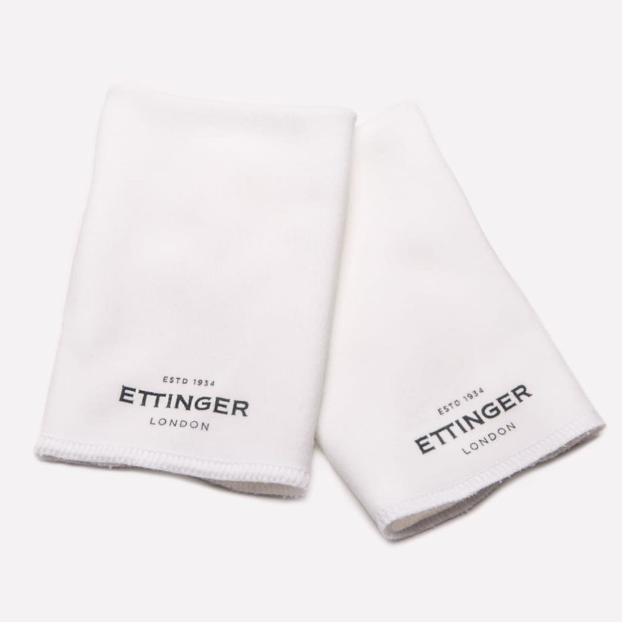 Men Ettinger Leather Care & Refills | Leather Balm & Cotton Polishing Cloth Neutral/White