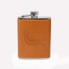 Men Ettinger Travel | Saira Hunjan X Ettinger Pheasant 6Oz Captive Top Hip Flask