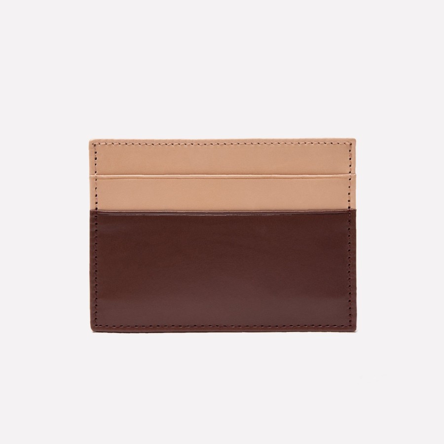 Men Ettinger Card Cases | Saint Crispin Flat Credit Card Case