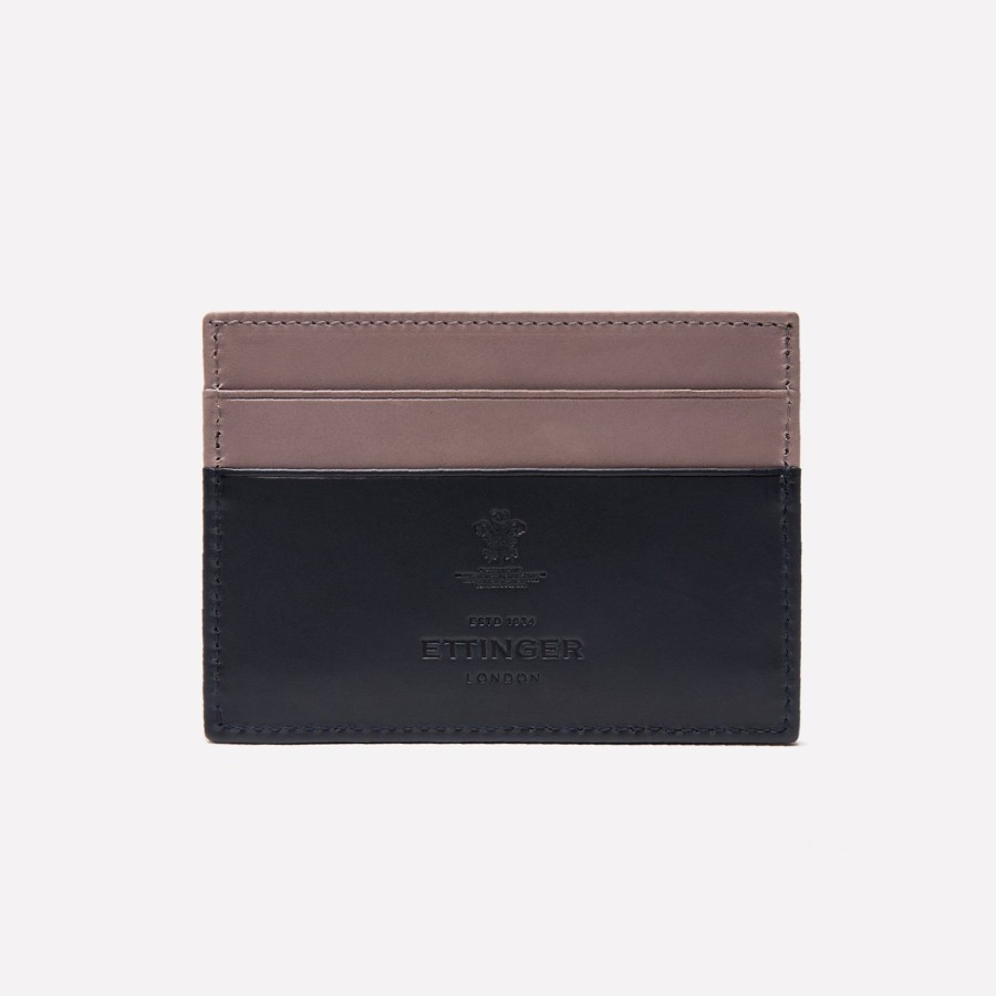 Men Ettinger Card Cases | Saint Crispin Flat Credit Card Case