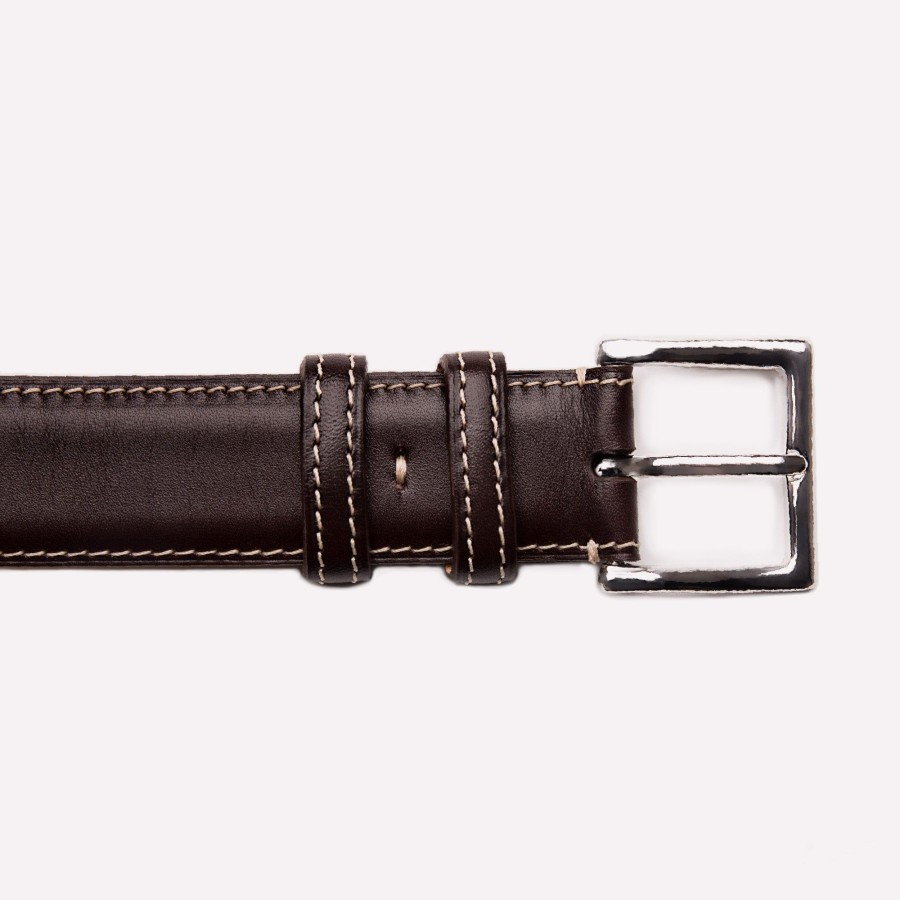 Men Ettinger Personal | 35Mm Waxy Leather Belt