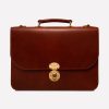 Men Ettinger Briefcases | Heritage Westminster Flap-Over Briefcase