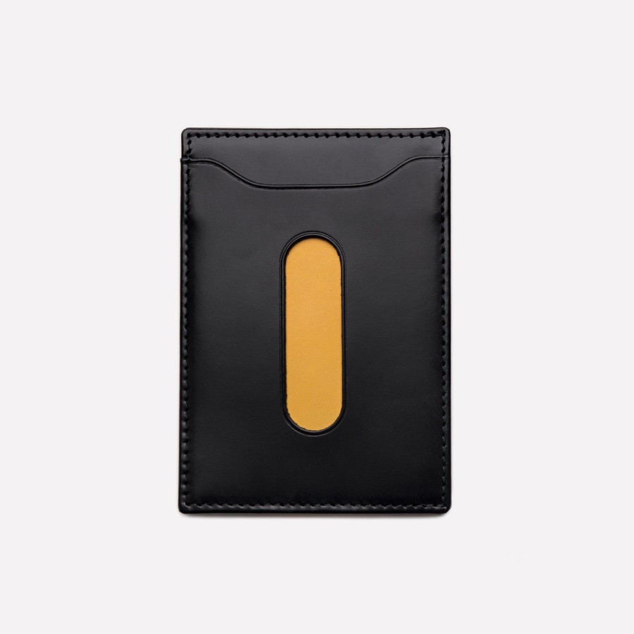 Men Ettinger Card Cases | Bridle Hide Travel Pass Holder